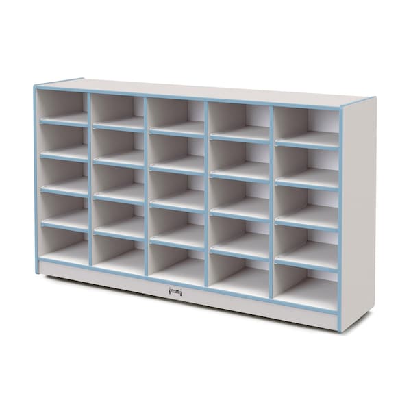 Jonti-Craft Rainbow Accents 25 Tub Mobile Storage, without Tubs, Coastal Blue 4025JCWW131 - main